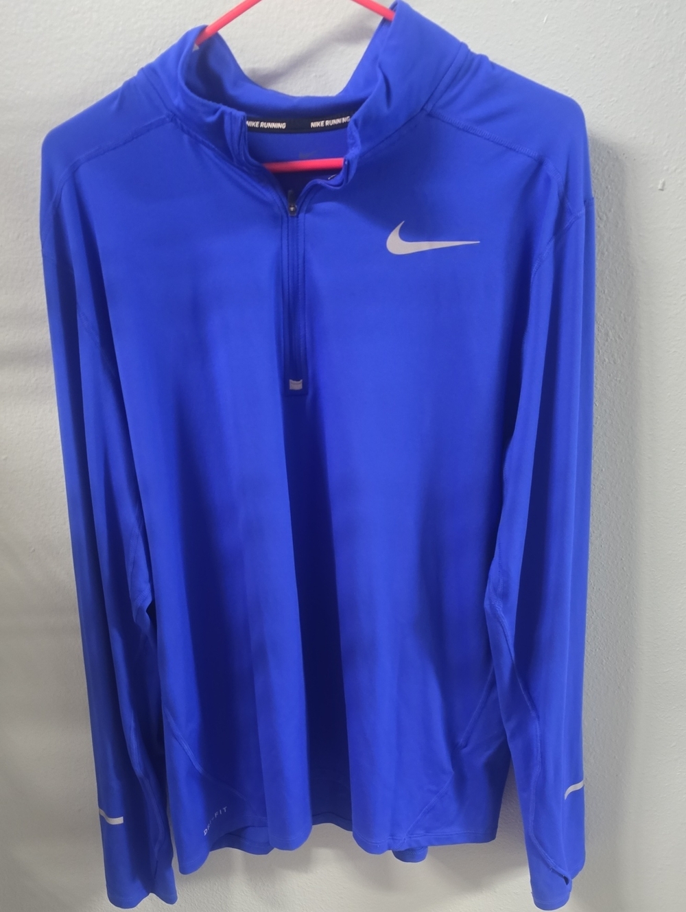 Nike Men’s Blue Quarter-Zip Performance Running Top